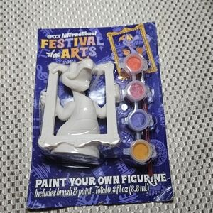 Disney Epcot 2024 Festival of the Arts Figment Paint Figure Prize NEW